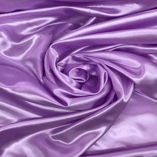 1 Yard Shiny Satin Backdrop Fabric Lightweight Polyester Drapery 5 feet wide x 8 feet high Lilac {1}