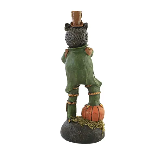Charles Mcclenning 11.0 Inch Steampunk Stan Halloween Figurine , Lightweight Halloween Decor Halloween Owl Pumpkin Green {2}