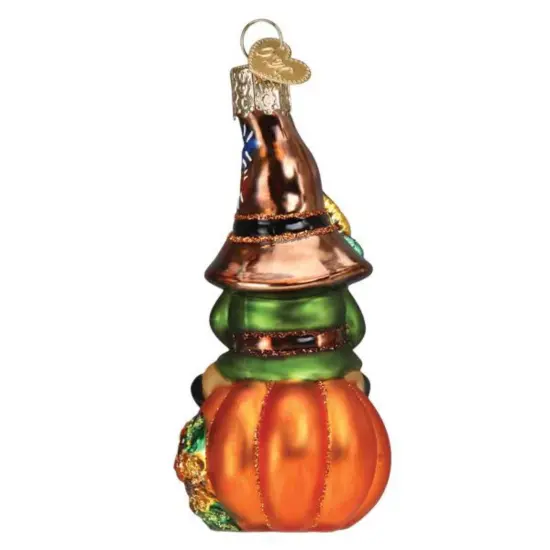 Old World Christmas 4.0 Inch Fall Harvest Gnome Fall Tree Ornament , Pumpkin Spice Sunflower Orange {2}