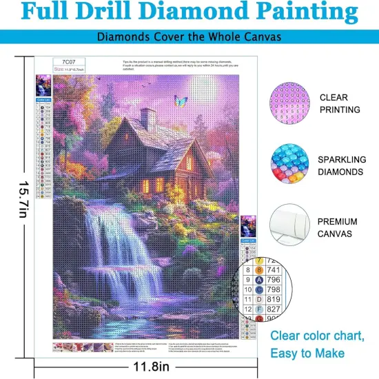 Moonlight Fall Diamond Painting Kits for Adults {2}
