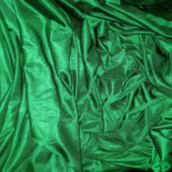 1 Yard Low Stretch Kelly Green Polyester Fabric For Aerial Silks Backdrops Crafts 108&Prime;-120&Prime; Wide {2}