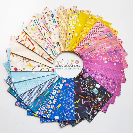 Flowery Florals in Golden Hour (rs1095 12) | Salutations | Rashida Coleman Hale | Ruby Star Society {2}