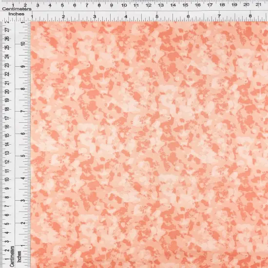 1 Yard Bubble Satin Abstract Fabric, 57/58&Prime; Wide 97% Polyester 3% Spandex CORAL LT {4}