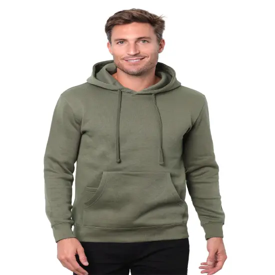 Threadfast Apparel&reg;Unisex Epic Fleece Pullover Hooded Sweatshirt MILITARY GREEN {1}