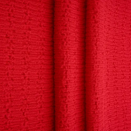 Bubble Jersey Crepe Fabric 95% Polyester 5% Spandex, Heavyweight Stretch 59" Wide FUCHSIA {2}