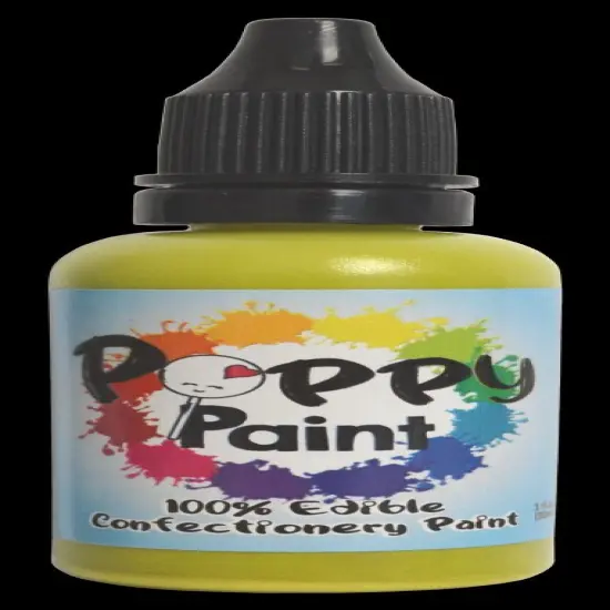 Poppy Paint Avocado Green Edible Paint for Cakes Cookies and Chocolates {1}