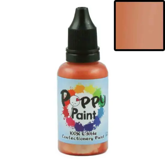 Rose Gold Edible Food Paint Fast Drying Metallic Confectionery Decorating Paint {2}