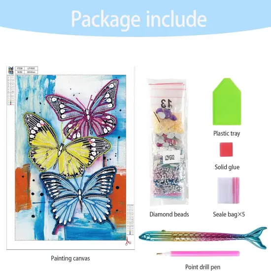 Butterfly Diamond Art Painting Kits {2}