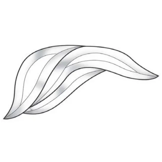 7-3/4" x 4" Exquisite Clear Glass Bevel Cluster EC536 {1}