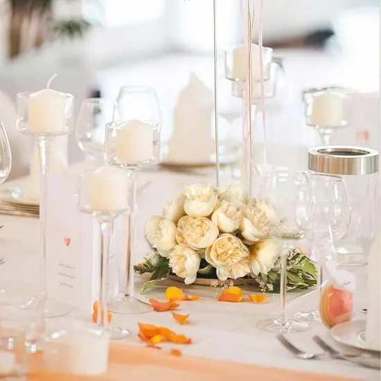 18 PCS Ranunculus Artificial Flowers Peonies Flowers(Champagne) {4}