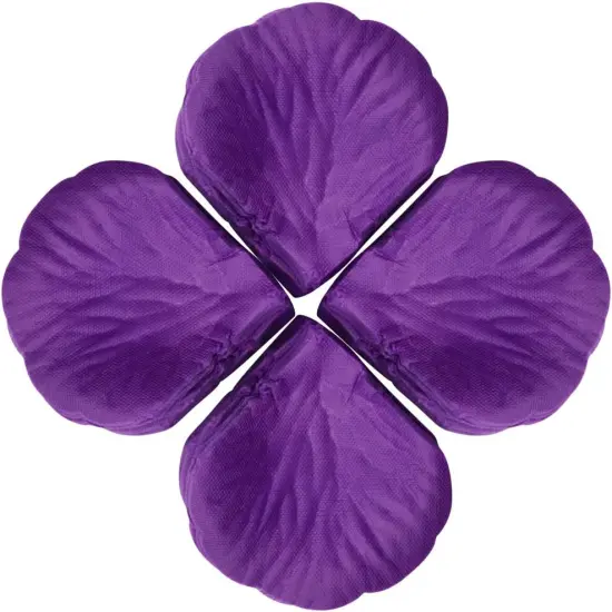 2000 PCS Artificial Silk Purple Rose Petals for Wedding Party Favors Decoration and Vase Home Decor Wedding Bridal Decoration. Purple {3}