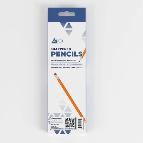 #2 Pencils Yellow Pre-Sharpened &ndash; 8 Count &ndash; 96 Packs {4}