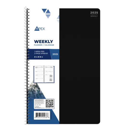 2025 Weekly Planner 3x6 in &ndash; 2-Page Spread &ndash; 48 Planners {1}