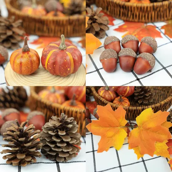 20 PCS Kit Artificial Pumpkins Decorations - Style-5-20pcs {3}