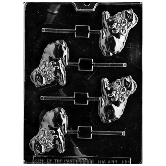 Lamb With Bow Lolly Chocolate Mold for Easter Celebrations {1}