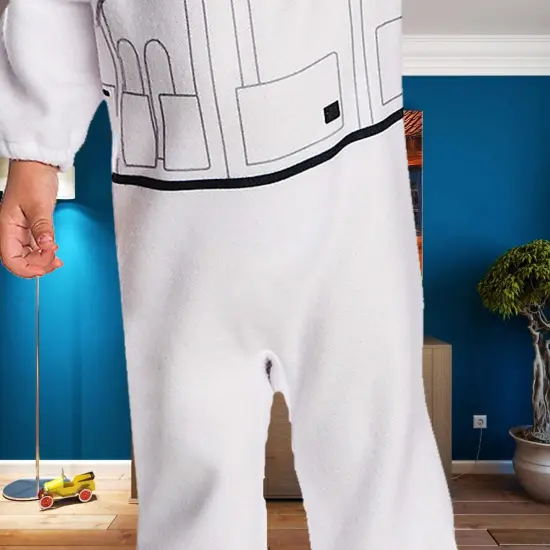 Kids Star Wars SW7 Stormtrooper Costume With Mask and Jumpsuit {3}