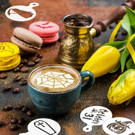 36 Pieces Reusable Halloween Cake(	Halloween Style) {5}