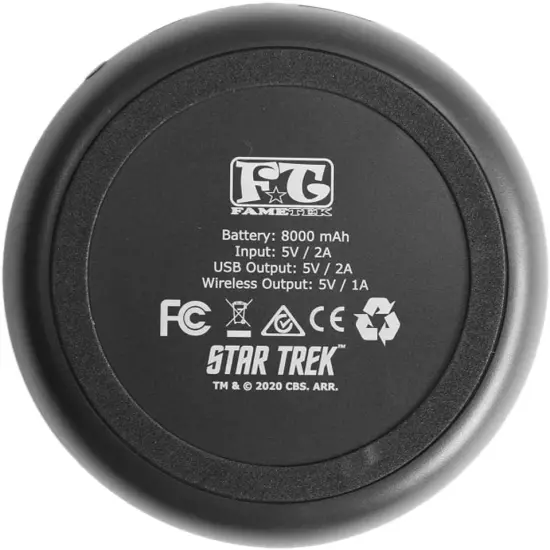 Star Trek Academy Command Qi Wireless Charger with 8000mA Backup Battery {6}