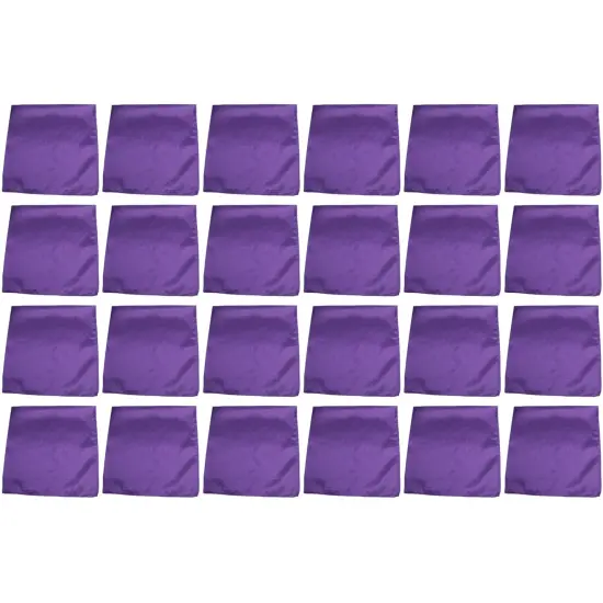 24 Pack Solid Cotton Bandanas Bulk Set for Events, Teams, DIY Projects {1}