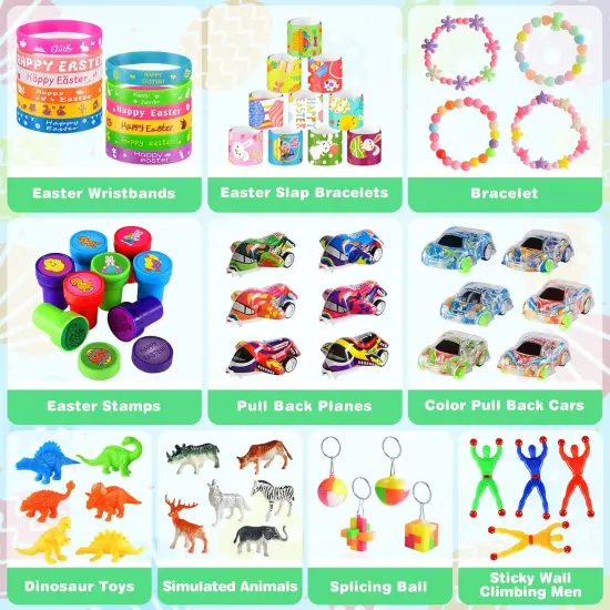 100Pcs Prefilled Easter Eggs with Toys, Filled Easter Eggs with Toys Inside, Easter Eggs Filled Basket Stuffed {2}