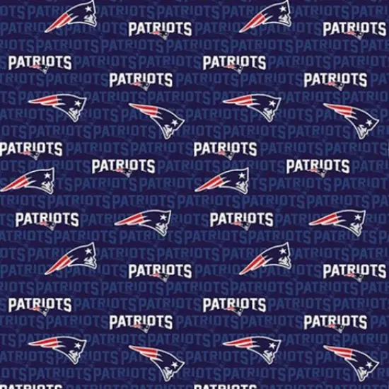 Licensed NFL New England Patriots Mini Print Cotton 14500-D Fabric by the Yard {1}