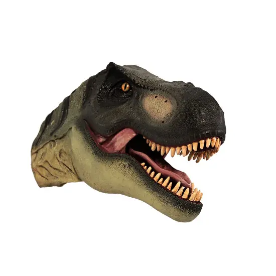 T-Rex Dinosaur Head Small Wall Decor Statue {1}