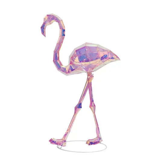 Prismatic Iridescent 36" Flamingo - Mojito {1}