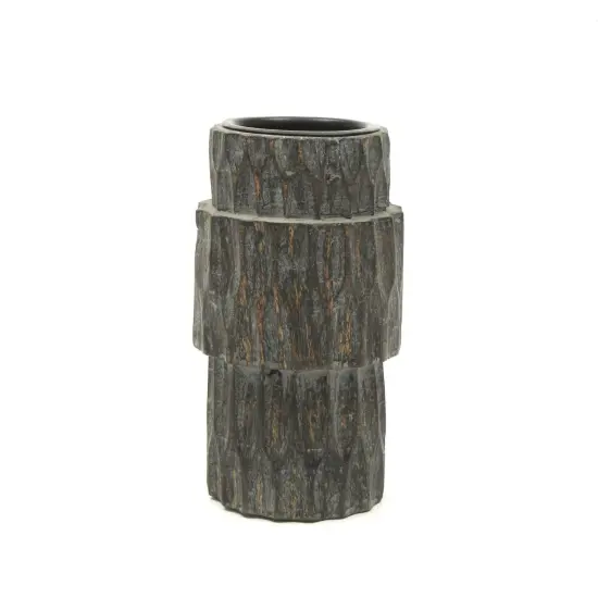 Elegant Wooden Centerpiece Candle Holder {2}