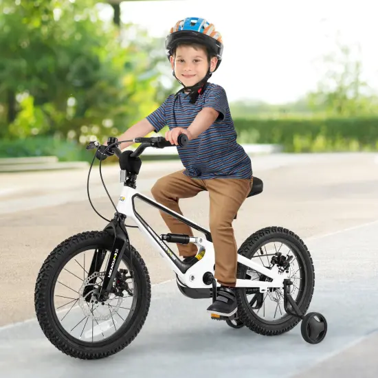 16 Inch Kids Bike Magnesium Alloy Frame Adjustable for Ages 4-7 with Easy-to-Use Features {2}