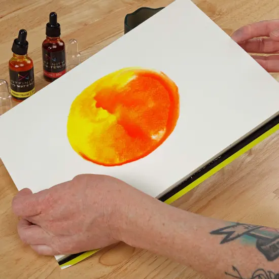 Artfinity Liquid Watercolor Paint 30 ml Bottle, Neutral Tint - Vibrant Dye-Based Liquid Watercolor w/ Glass Pipette, Fast-Drying, Fine Art Paint for Calligraphy, Airbrushing & Traditional Art {7}