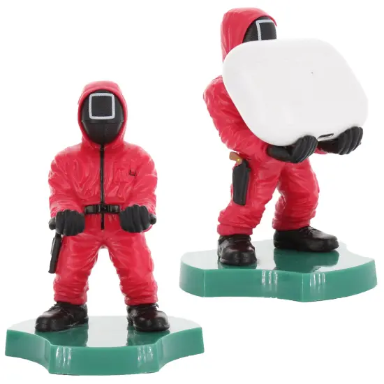 Exquisite Gaming: Cable Guys Holdems: Squid Games: Square Guard - Earbud & Phone Holder,4.5" Mini Collectible With a Twist, Series Licensed Figure {7}