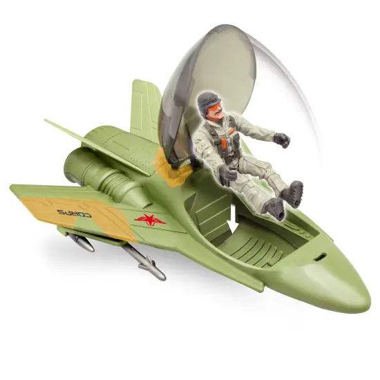 Lanard The Corps! Mission Terrain Battle - 4 Posable Action Figures, Military Vehicles & Weapon Accessories, Realistic Combat Play Toy, Kids Ages 3+ {5}