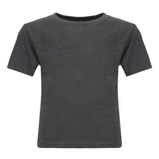 Next Level&reg; Apparel Youth Cvc Crewneck Short Sleeve T-Shirt CHARCOAL {1}
