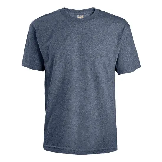 Gildan&reg; Youth Heavy Cotton Short Sleeve Crew-neck T-Shirt HEATHER NAVY {1}