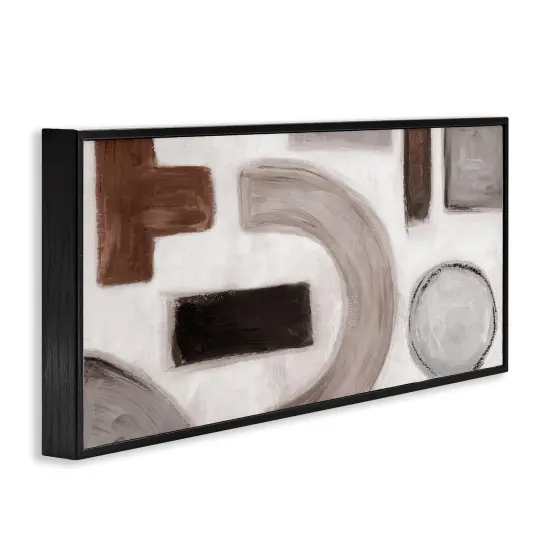 Stupell Industries Boho Geometric Shapes Framed Giclee Wall Art Design by Emma Peal {3}