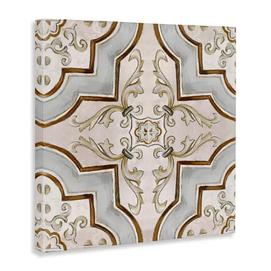 Stupell Industries Classic Symmetrical Tile Canvas Wall Art Design by Eli Jones {3}