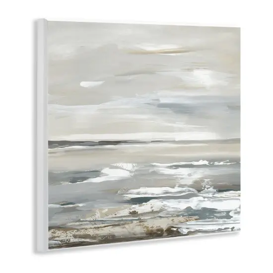 Stupell Industries White Waves Impression Wall Plaque Art Design by Lera {3}