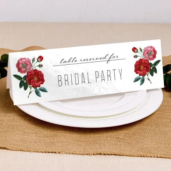 Avery Glossy White Tent Cards, 3-1/2" x 11" Rectangle {4}