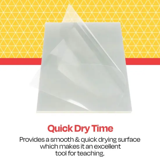 School Smart Laser Transparency Film without Sensing Strip, 8-1/2 x 11 Inches, Clear, Pack of 50 {6}