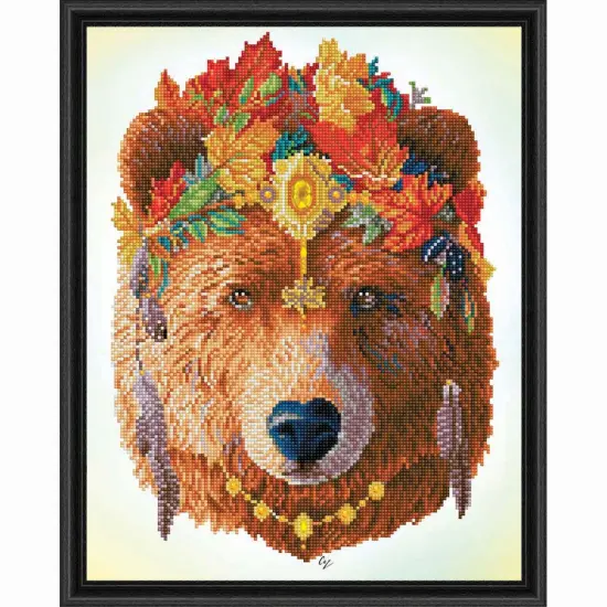 Diamond DotzBohemian Bear Diamond Painting Multi {1}