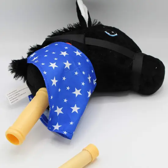 PonyLand Black Stick Horse with Sound Toy, 28 inches {3}
