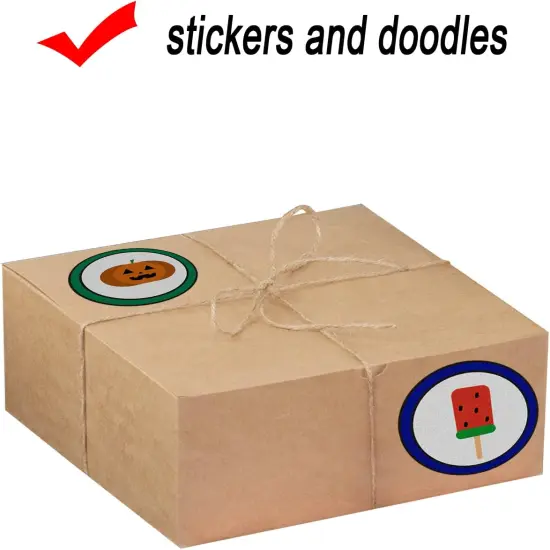 16 PCS Brown Kraft Gift Boxes, Decorative Party Favor Kraft Paper Gift Packaging Box with Lid for DIY Crafting, Cube, Cupcake, Kraft Present Boxes for Birthday, Wedding {3}