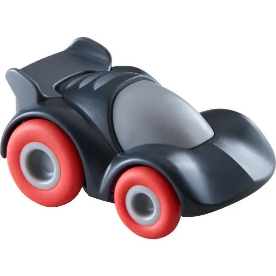 HABA Toddler Car Toys - Charcoal Kullerbu Racer for Kids 2-5 Years, Friction Powered Toy Cars for Kullerb&uuml; Play Tracks Multicolor {1}