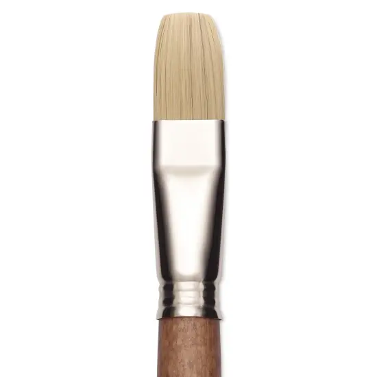 Escoda Futura Synthetic Bristle Brush - Series 5424, Flat, Size 20, Long Handle {1}