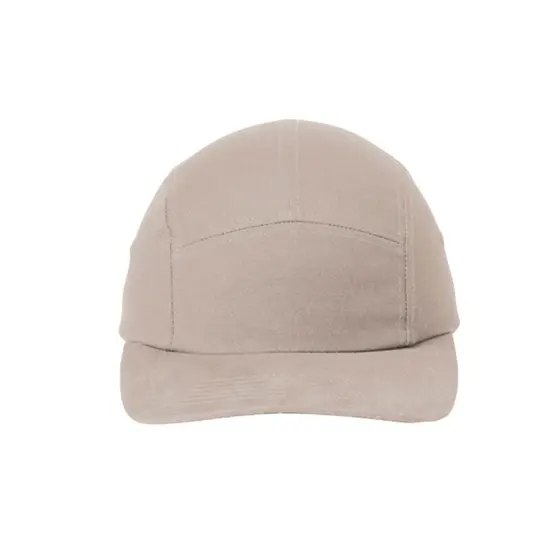 Port Authority&reg; Brushed Cotton Camper Cap Effortless Style Meets Everyday Comfort Black {5}