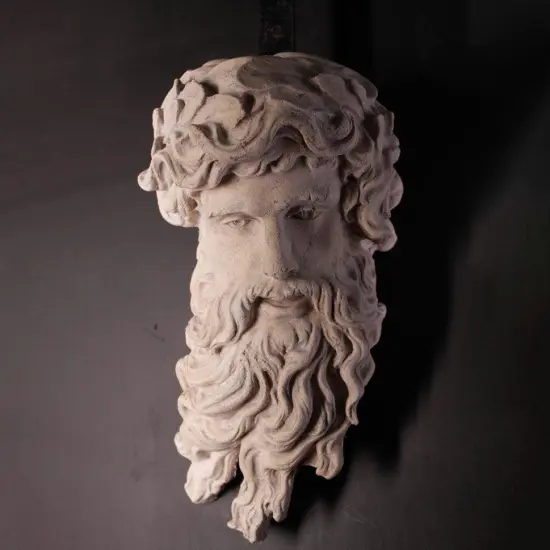 Hercules Head Wall Decor Statue {5}