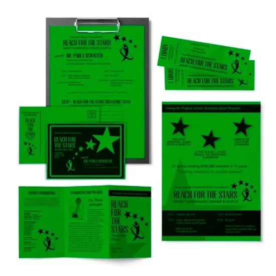 Astrobrights 8 1/2" x 11" 65# Cover Sheets Ream of 250 Gamma green {3}