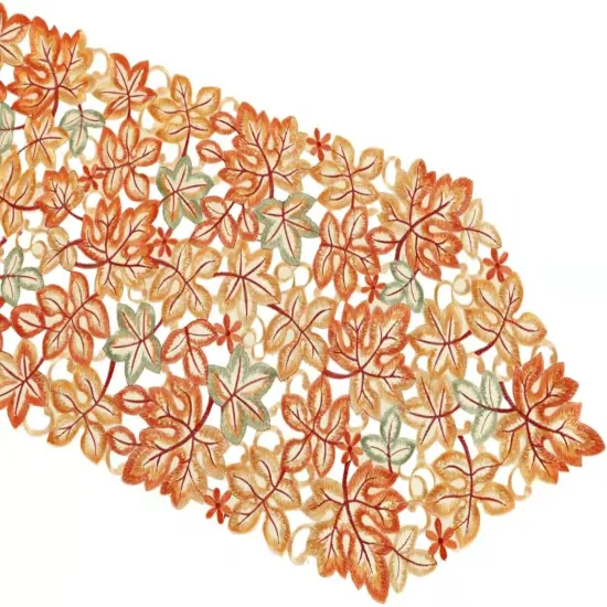 Fall Table Runner Thanksgiving Table Runner 13X35 Inch {4}