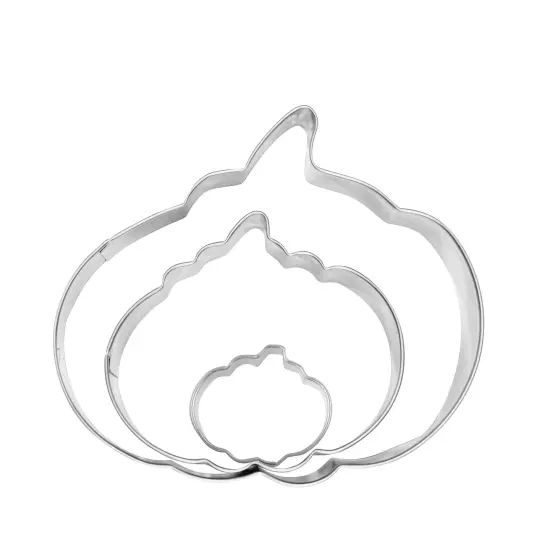 Pumpkin Cookie Cutter 3 PC Nested Set {2}