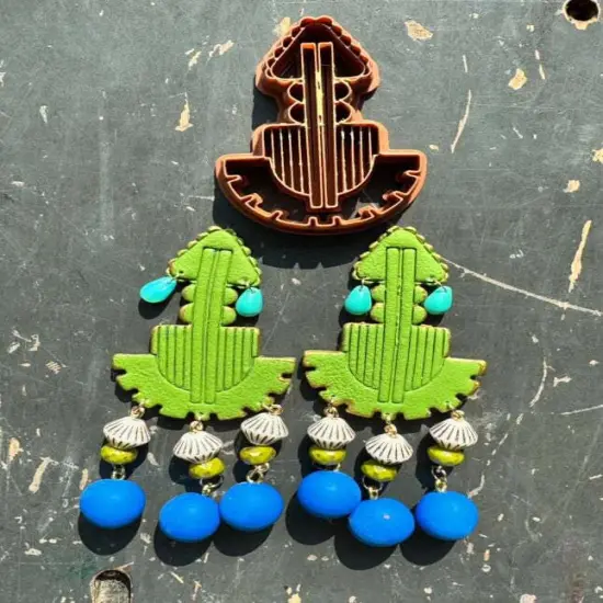 ANCHORED DEEP | THERETRODOLLHOUSE COLLAB | POLYMER CLAY CUTTER {1}